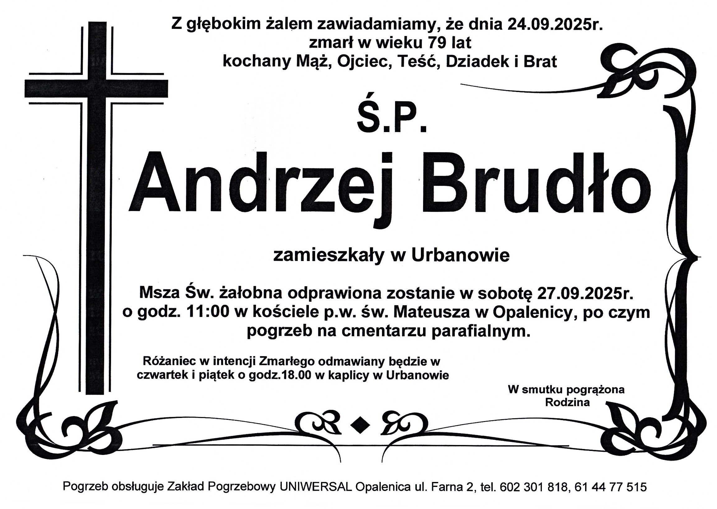 Uniwersal - Zakład Usług Pogrzebowych Uniwersal Opalenica