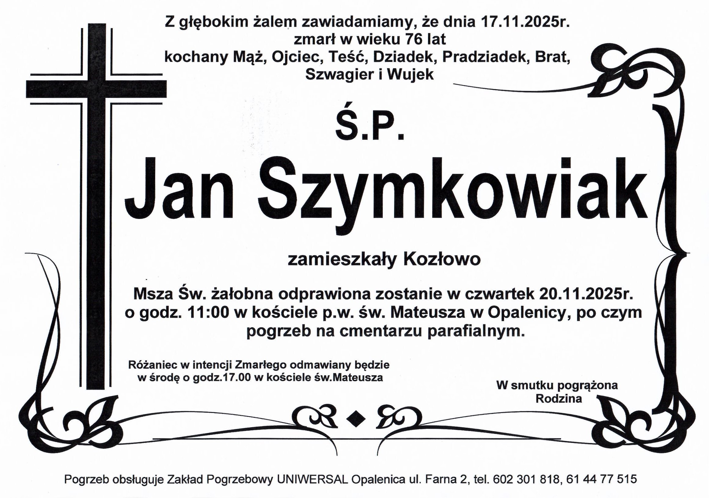 Uniwersal - Zakład Usług Pogrzebowych Uniwersal Opalenica