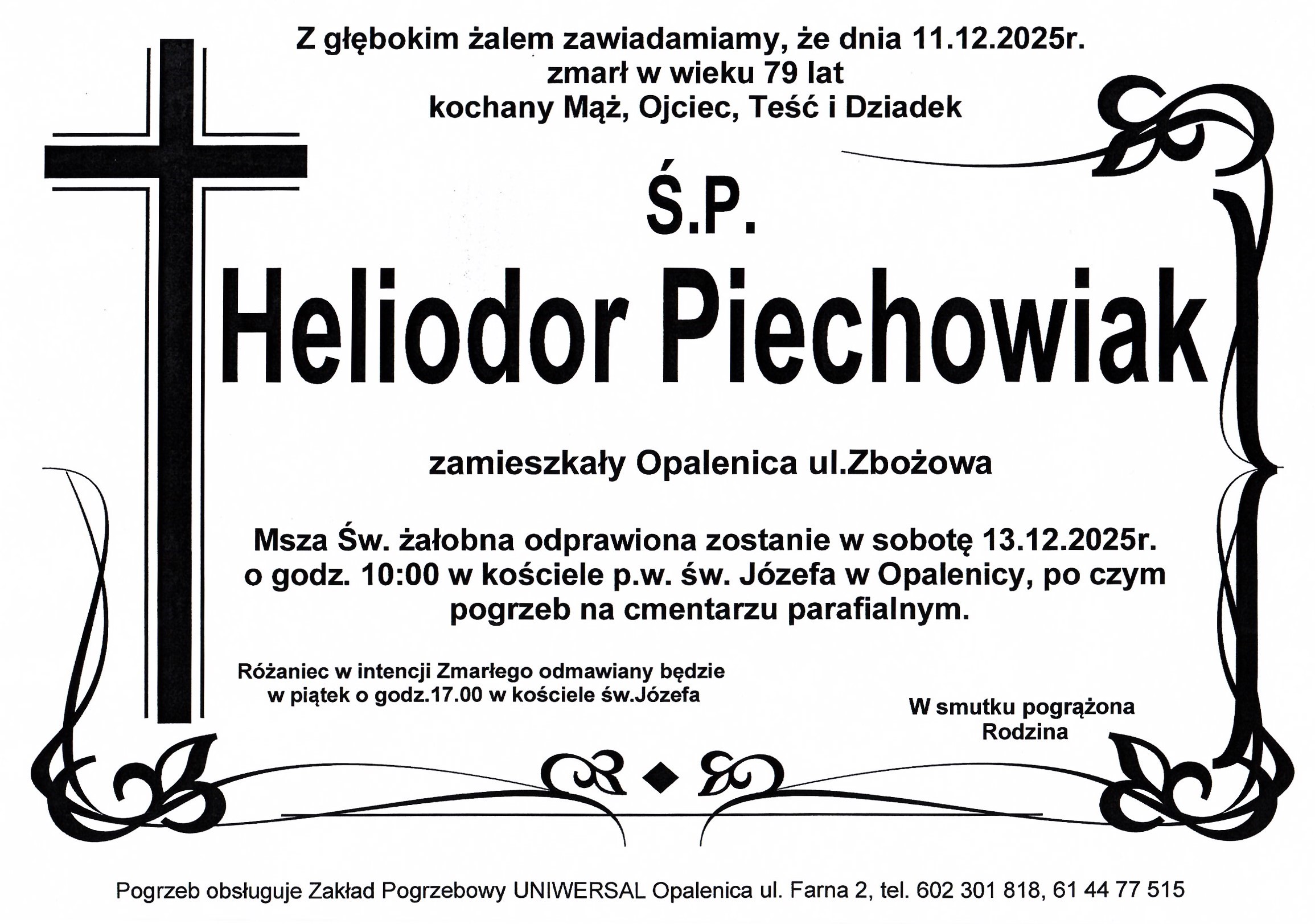 Uniwersal - Zakład Usług Pogrzebowych Uniwersal Opalenica