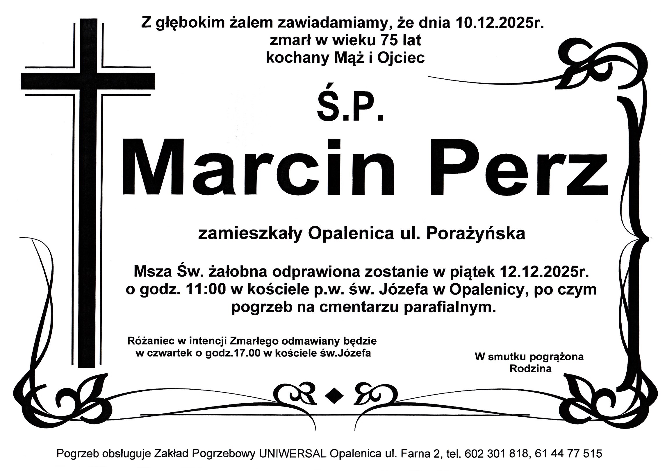 Uniwersal - Zakład Usług Pogrzebowych Uniwersal Opalenica