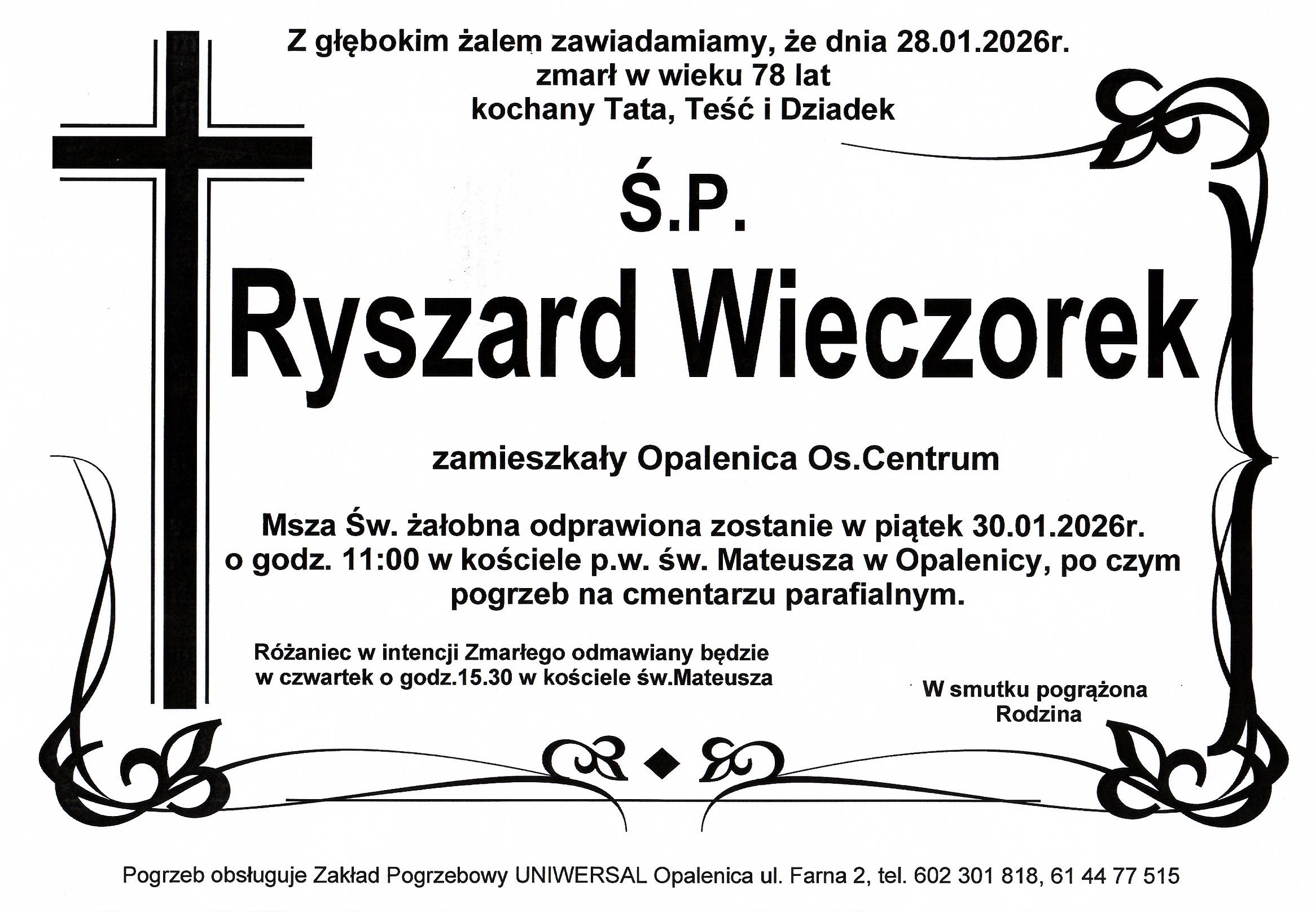 Uniwersal - Zakład Usług Pogrzebowych Uniwersal Opalenica