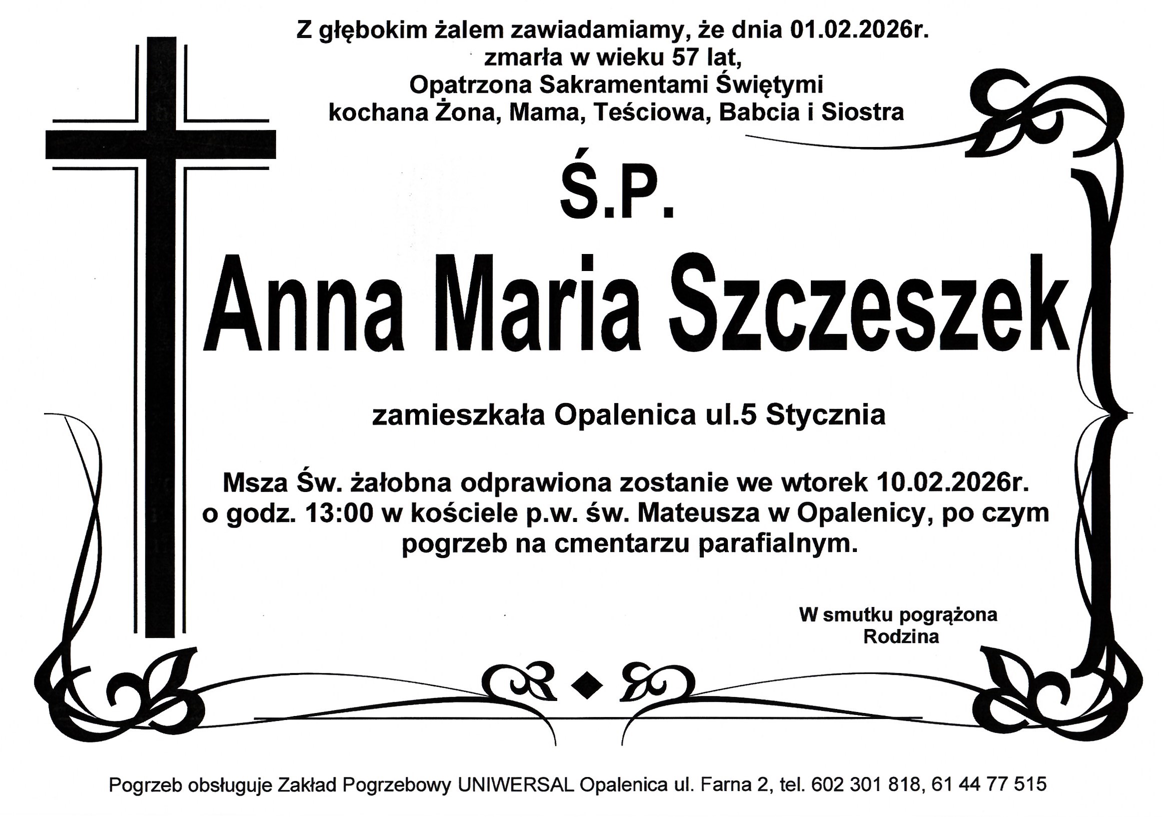 Uniwersal - Zakład Usług Pogrzebowych Uniwersal Opalenica