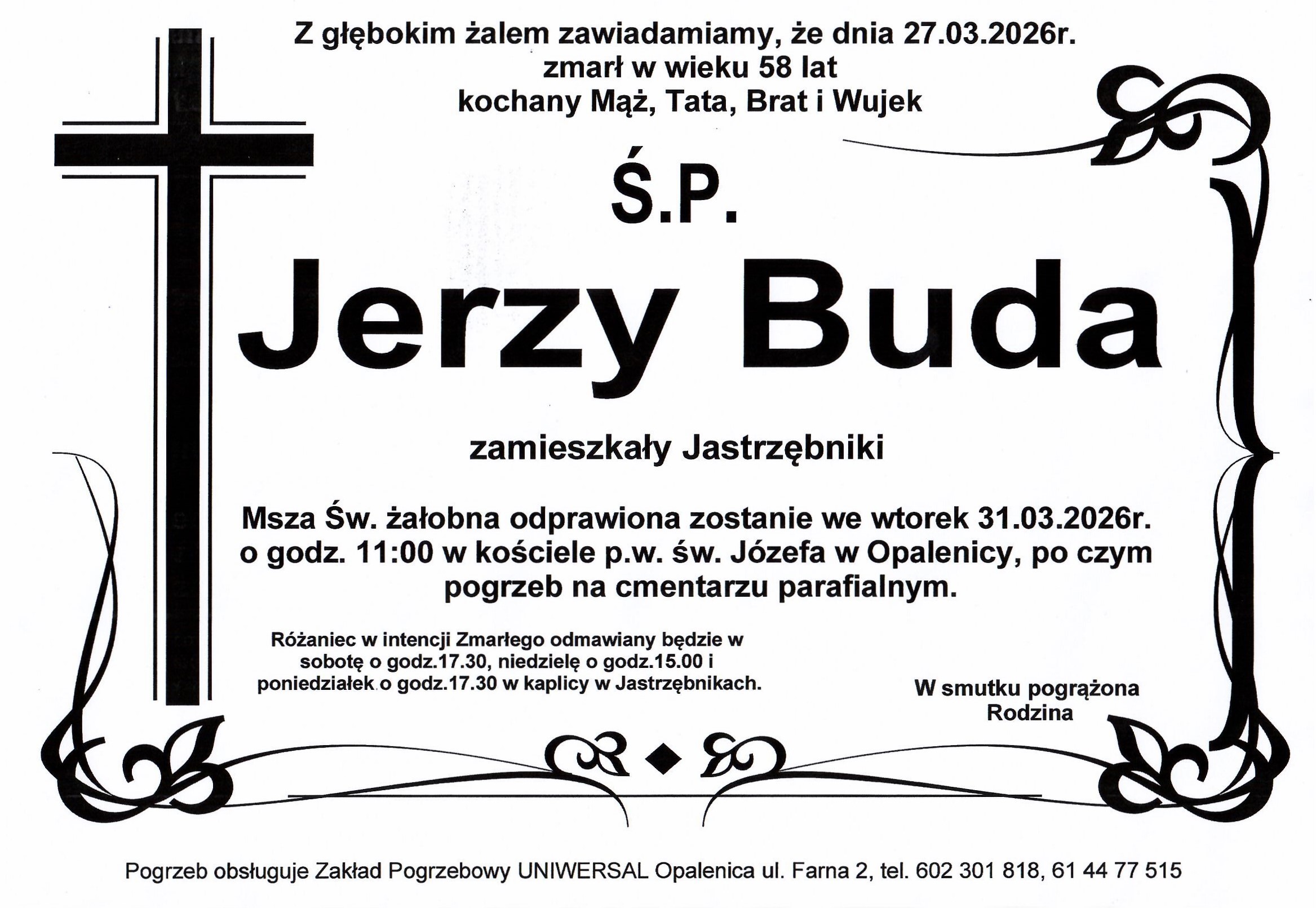 Uniwersal - Zakład Usług Pogrzebowych Uniwersal Opalenica