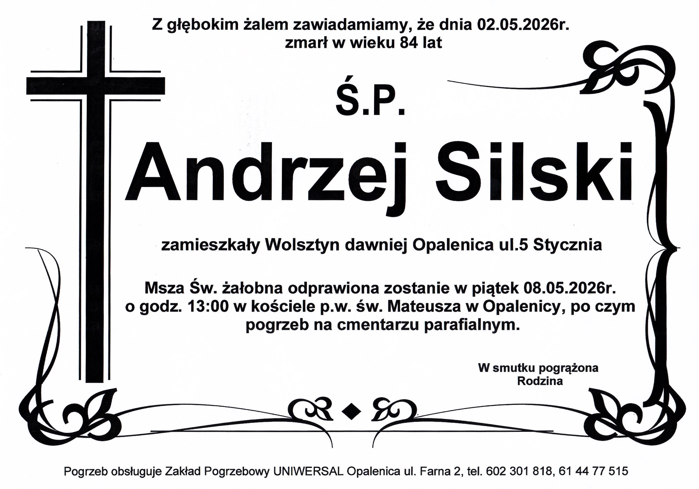 Uniwersal - Zakład Usług Pogrzebowych Uniwersal Opalenica