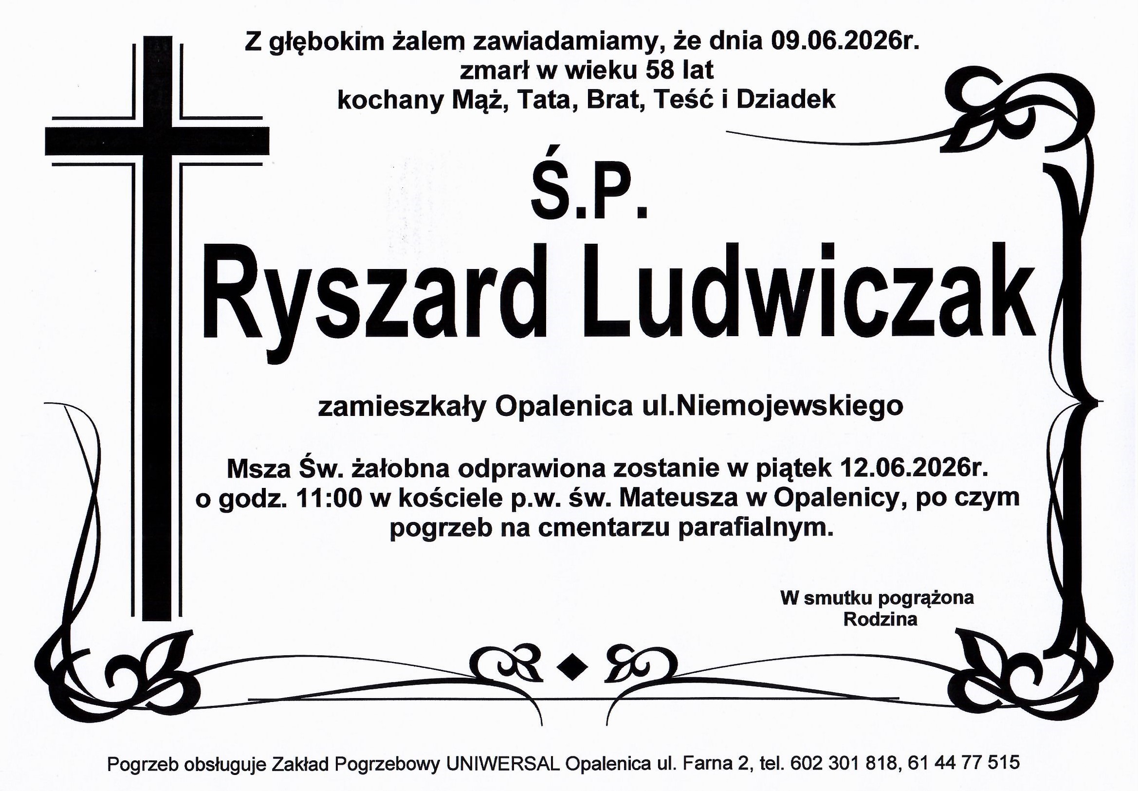 Uniwersal - Zakład Usług Pogrzebowych Uniwersal Opalenica