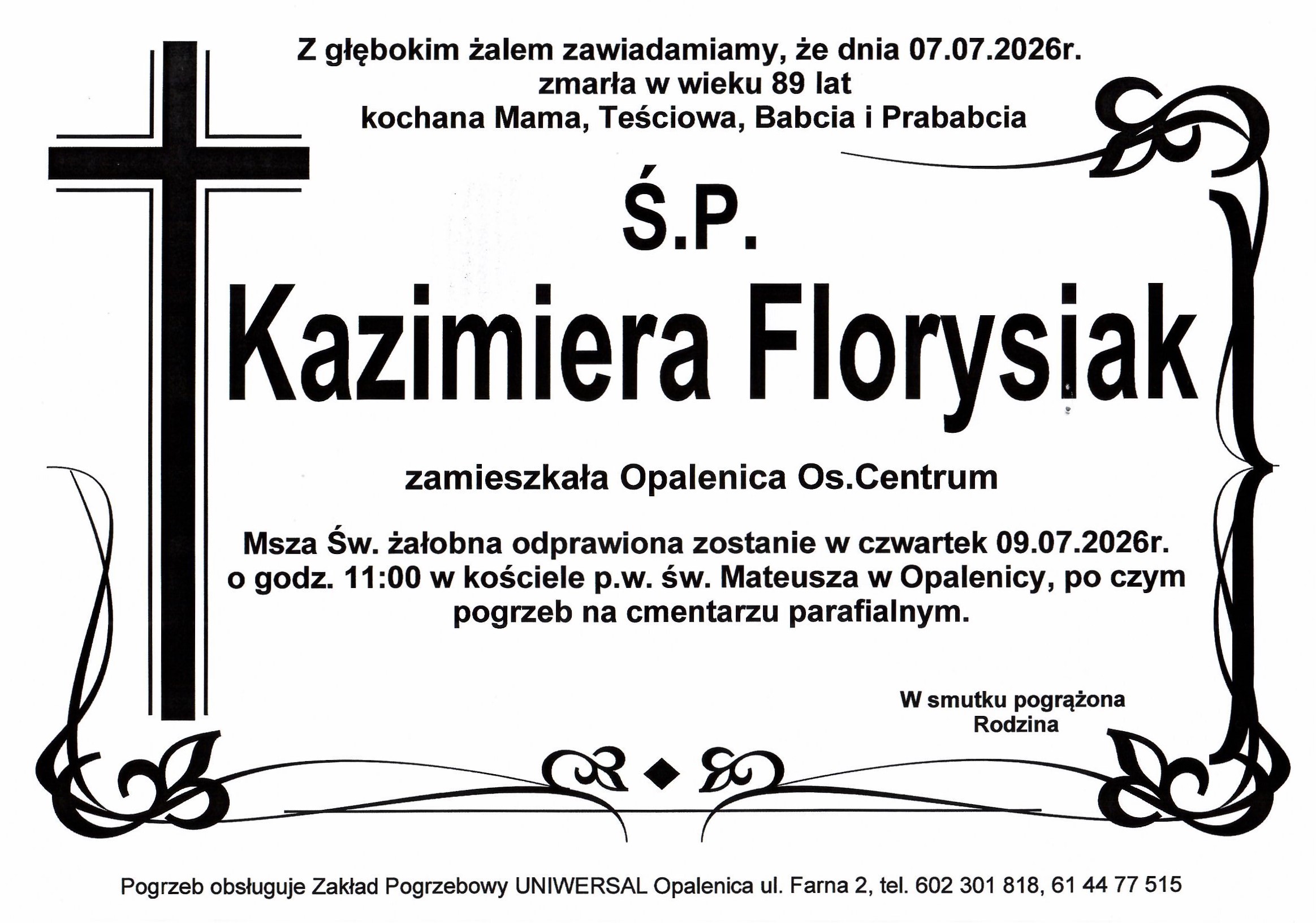 Uniwersal - Zakład Usług Pogrzebowych Uniwersal Opalenica