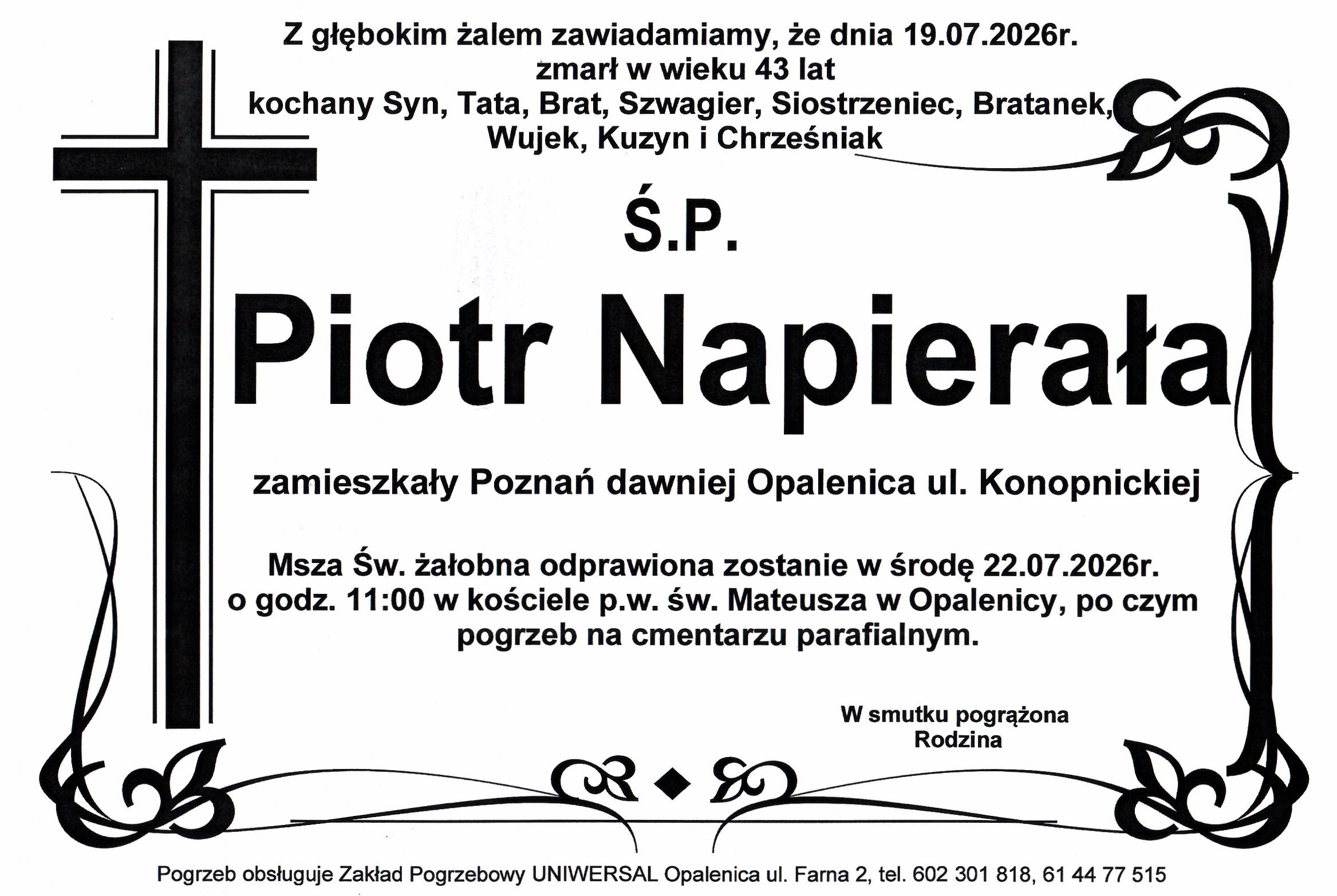 Uniwersal - Zakład Usług Pogrzebowych Uniwersal Opalenica